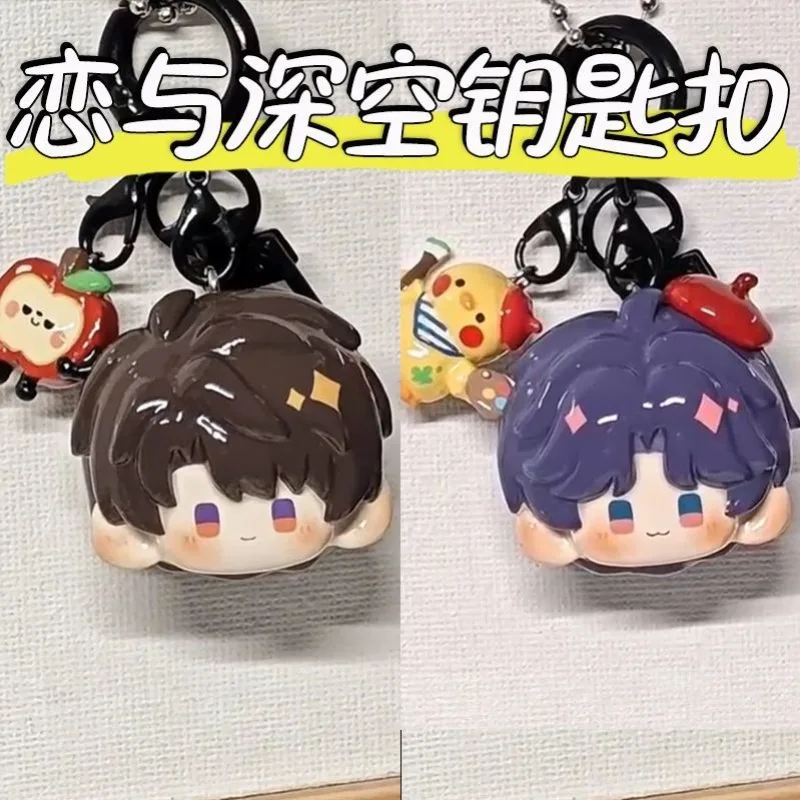 الحب والفضاء العميق سلسلة الراتنج المفاتيح قلادة نسخة لطيف شخصيات كرتونية الفتاة هدية عيد ميلاد Acg الحلي لعبة تحصيل #6