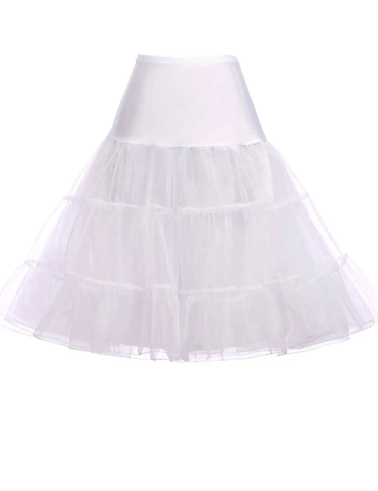 Petticoat Skirt Rockabilly Dress Crinoline Tutu Underskirts for Women