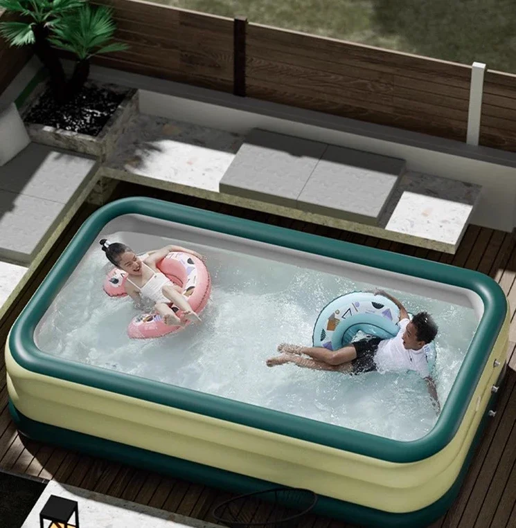 

Large household baby inflatable thickened outdoor folding water pool for adults and children