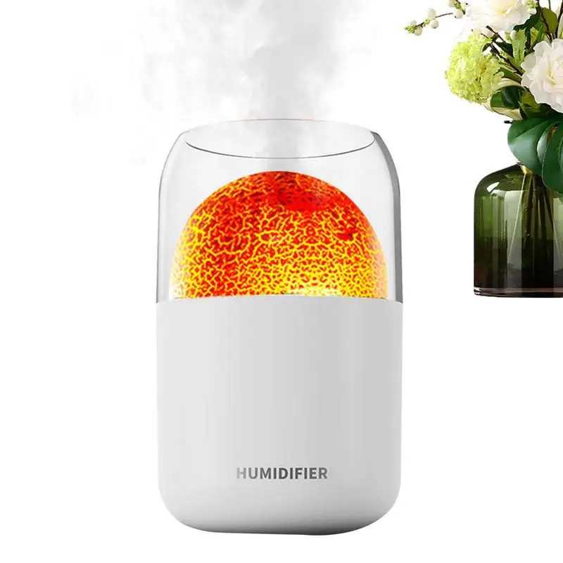 Mini Luchtbevochtiger Voor Slaapkamer Kleurrijke Led Cool Mini Luchtbevochtiger Planeet Luchtbevochtiger Kleurrijke 300Ml Stille Aromatherapie Olie Diffuser