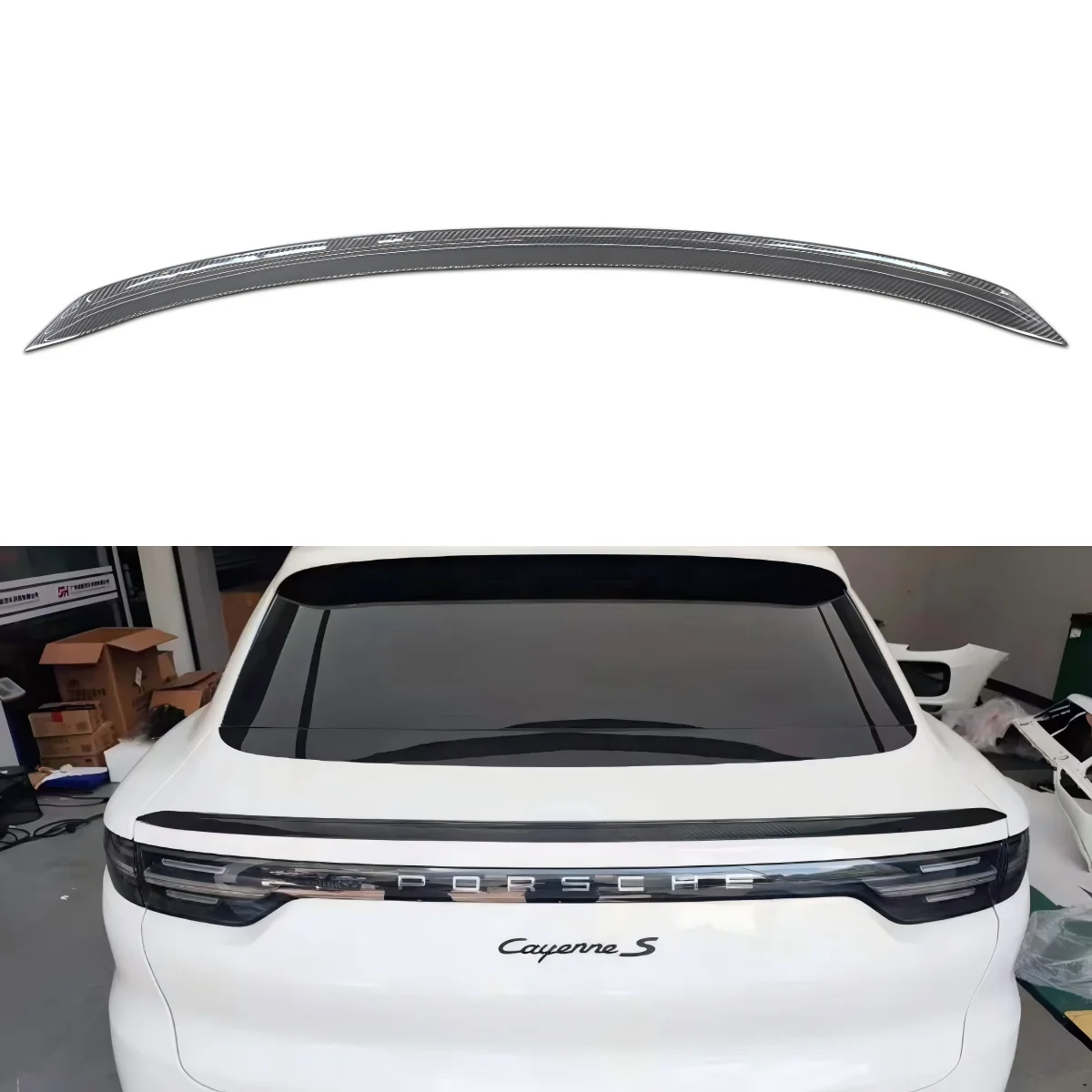 

Genuine Dry Carbon Fiber For Porsche cayenne GTS 2025 Coupe Front Lip Rear Diffuser Hood Spoiler Car Body Kits Car Accessories