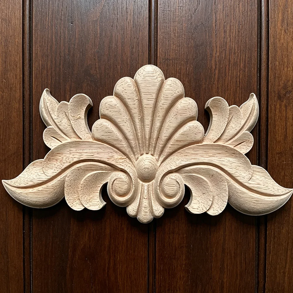 

20-40cm Wood Applique Vintage Home Decoration Maison Accessories Figurines Miniatures Desk Living Room Home Furniture Decor