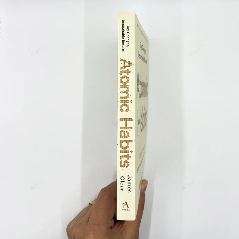 Hábitos atómicos de James Clear, una forma fácil y probada de construir buenos hábitos y romper los malos, libros de autogestión y automejora