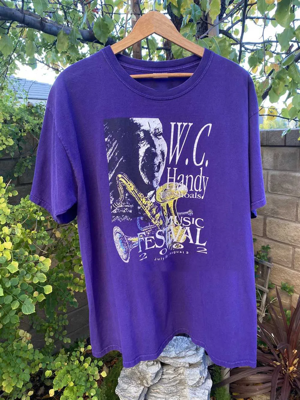 WC Handy Blues Concert Unisex TShirt Royal Blue Adult Full Size CS554