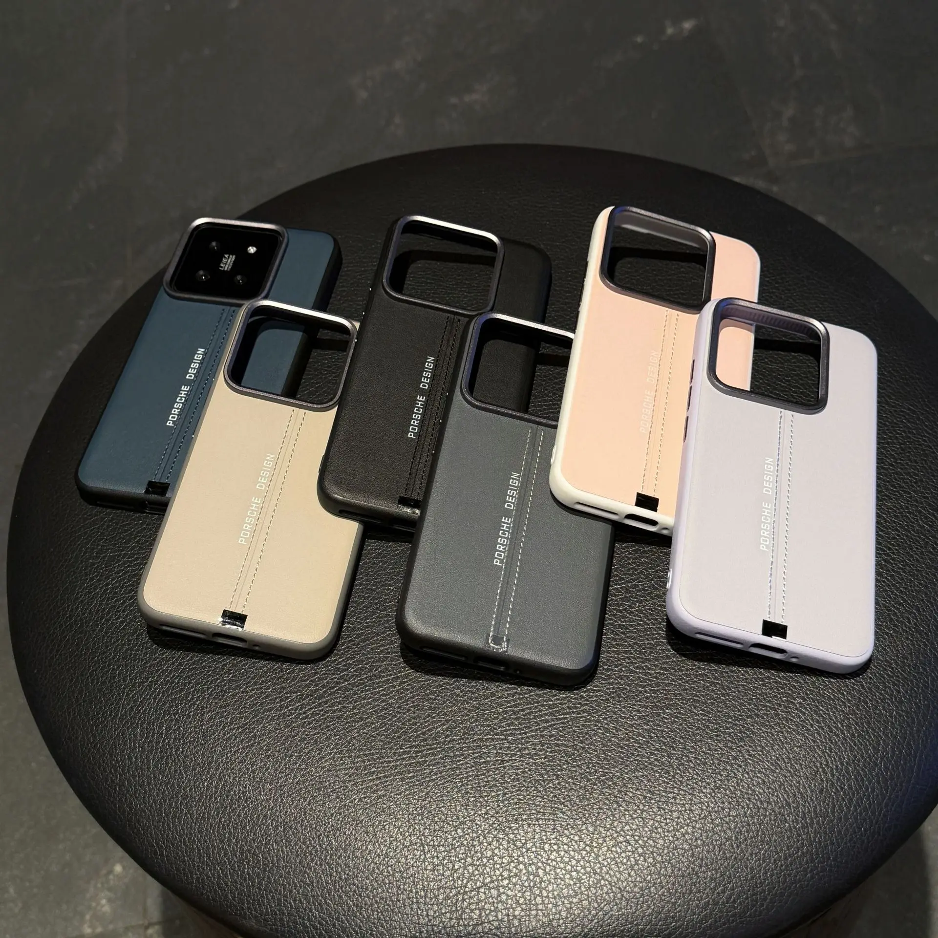 

Деловая кожаная магнитная присоска подходит для чехла для мобильного телефона Xiaomi Mi 15Pro с металлической кнопкой Samsung S24Ultra с защитой от падения