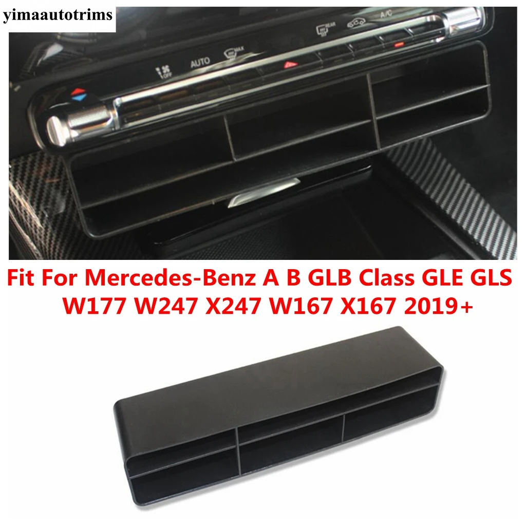 

Center Control Storage Box Container Organizer Accessories For Benz A B GLB Class GLE GLS W177 W247 X247 W167 X167 2019 - 2024