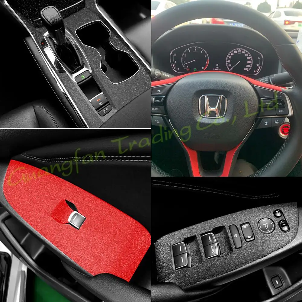 Car Interior Center Console Dark Flash Stars Point Diamond Shine Color Change Stickers Decals For Honda Accord 10 Gen 2018-2021