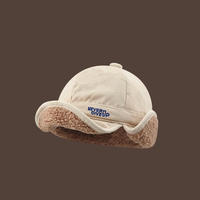 Ins Popular Lamb Wool Thickened Duckbill Bomber Hats for Men and Women Autumn and Winter Outdoor Cycling Warm Flying Caps