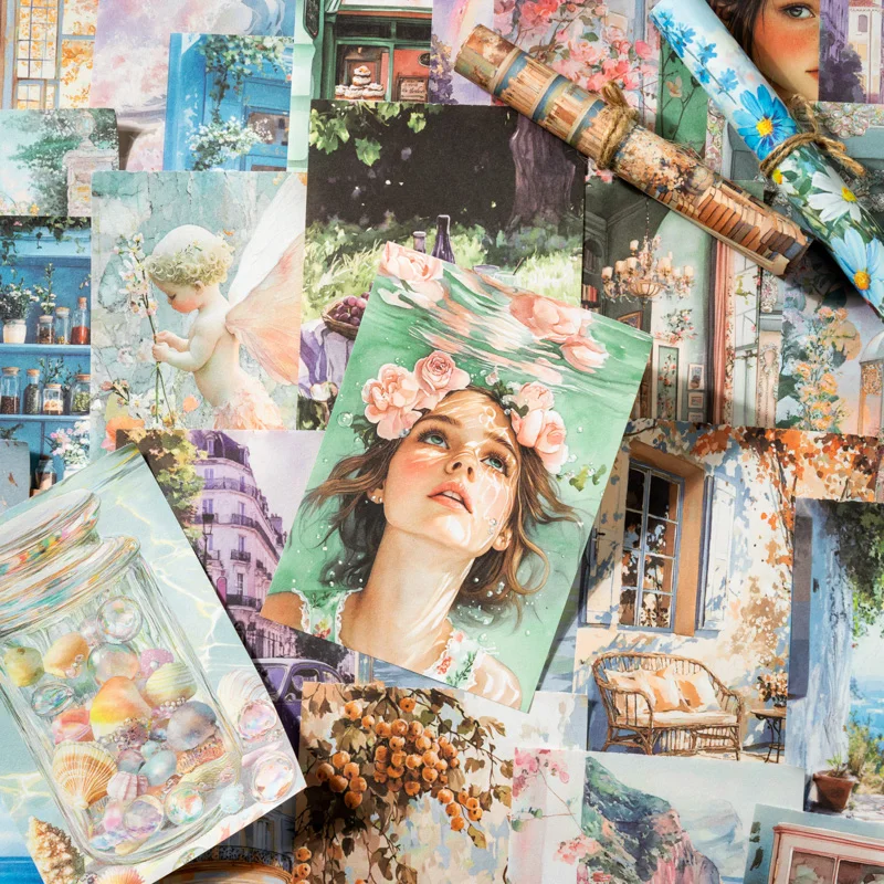 �y�Z�[�����z100������ �f�R �X�N���b�v�u�b�N ���B���e�[�W�f�� �� �R���{�L�b�g DIY �W�����N�W���[�i�� �R���[�W�� �t�H�g�A���o�� ���g�� �w�i��