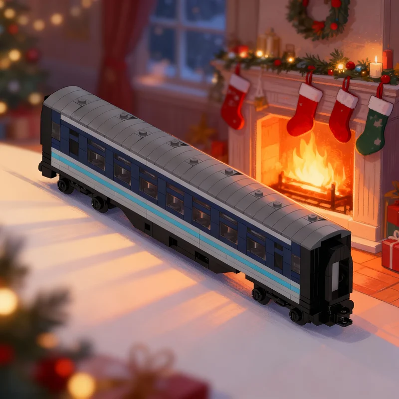 

382pcs MOC Creator 4 Wide BR Corridor Carriage Regional Model Building Blocks Architecture Toy DIY Christmas Gifts Education