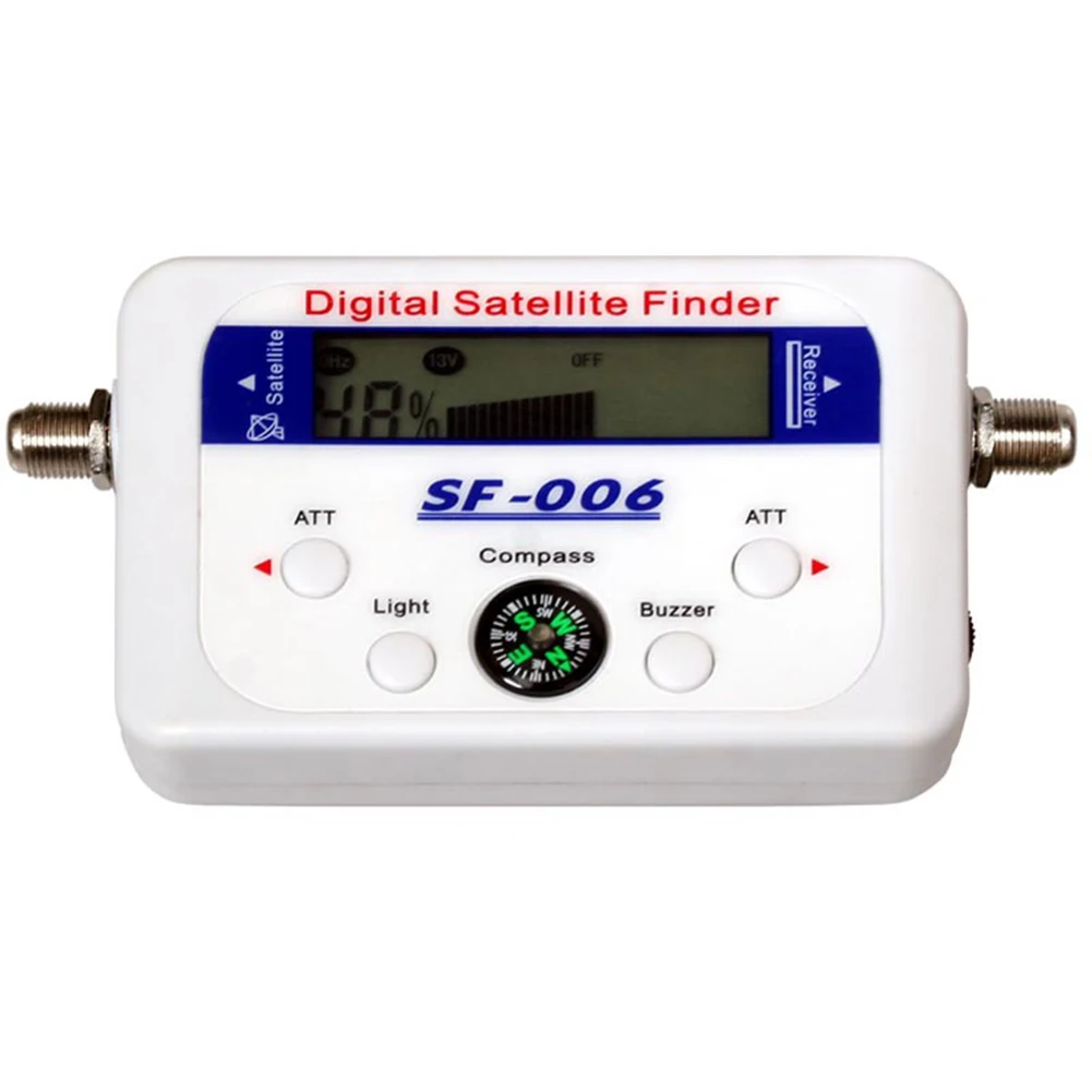 Digital LCD For Satellite Finder SF-006 Signal Meter With For Compass And LED Backlight For 950-2150MHz LNB Receiver Tuning Tool