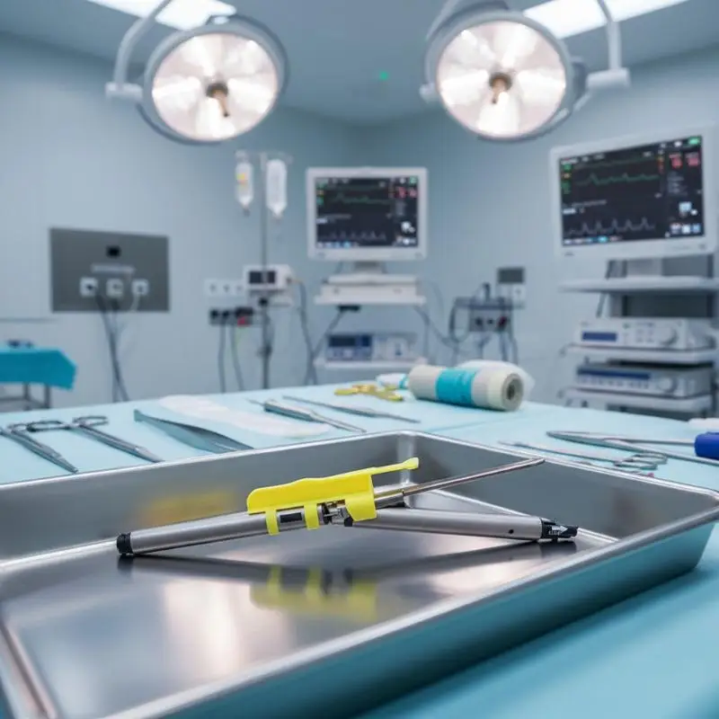 

Surgery Equipments Laparoscopic Surgical Instrument Disposable Endoscopic Linear Cutter Staplers Handle Assembly