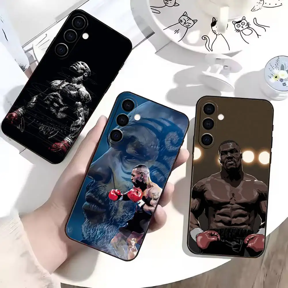 Mike Tyson  Phone Case Black Silicone Soft For Samsung Galaxy A73,A72,A71,A70,A53,A52,A51