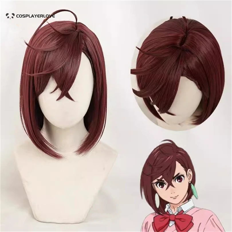 

Dandadan Momo Ayase Brown High Temperature Fiber Headwear for Cosplay Halloween Carnival