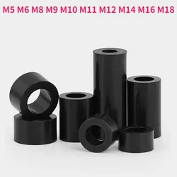 M5 M6 M8 M9 M10 M11 M12 M14 M16 M18 Insulation ABS Isolation Column Nylon Plastic Non-Threaded Spacer Hollow Standoff Washer
