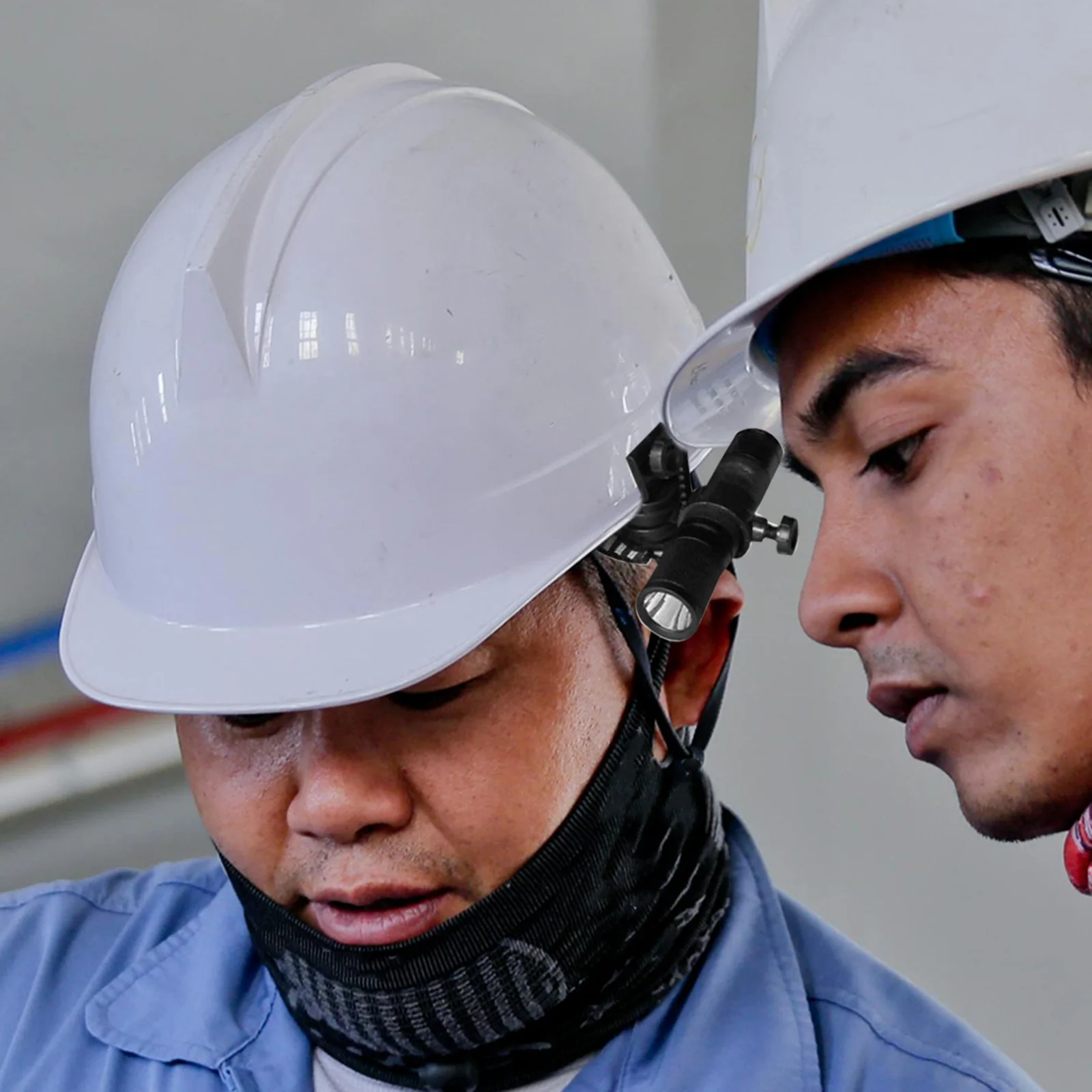 مشبك ضوء فلاش لحامل المصابيح الأمامية البلاستيكية ذات القبعة الصلبة، تثبيت آمن، مريح، هيكل يدوم طويلاً