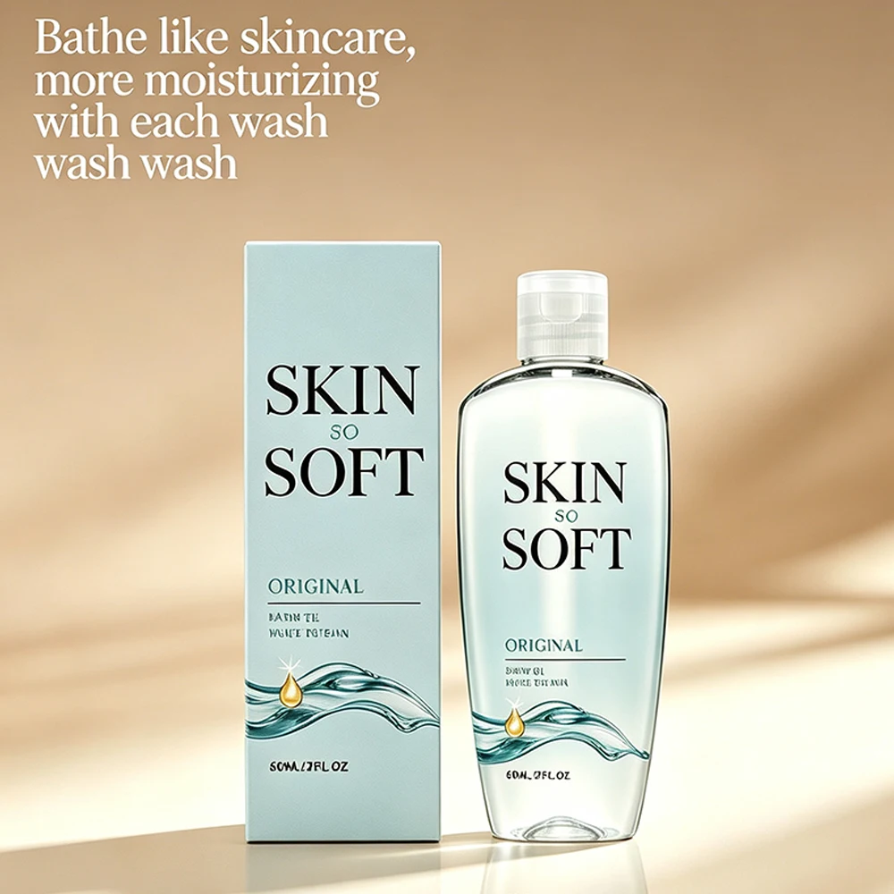 Shower Oil Moisturizing Body Wash Gentle Cleansing Soft Skin Hydrating Non-Sticky Daily Bath Oil Nourishing