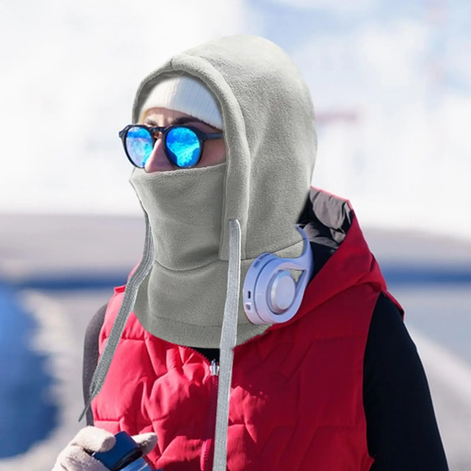 

Full Face Covering Neck Warmer Cold Weather Hood Winter Ski Masque For Outdoor Camping Hiking Ice Fishing Motorcycle Riding
