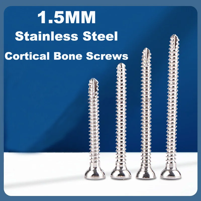 1.5MM stainless steel self-tapping screws for animal orthopedic instruments Stainless steel hexagon socket screws