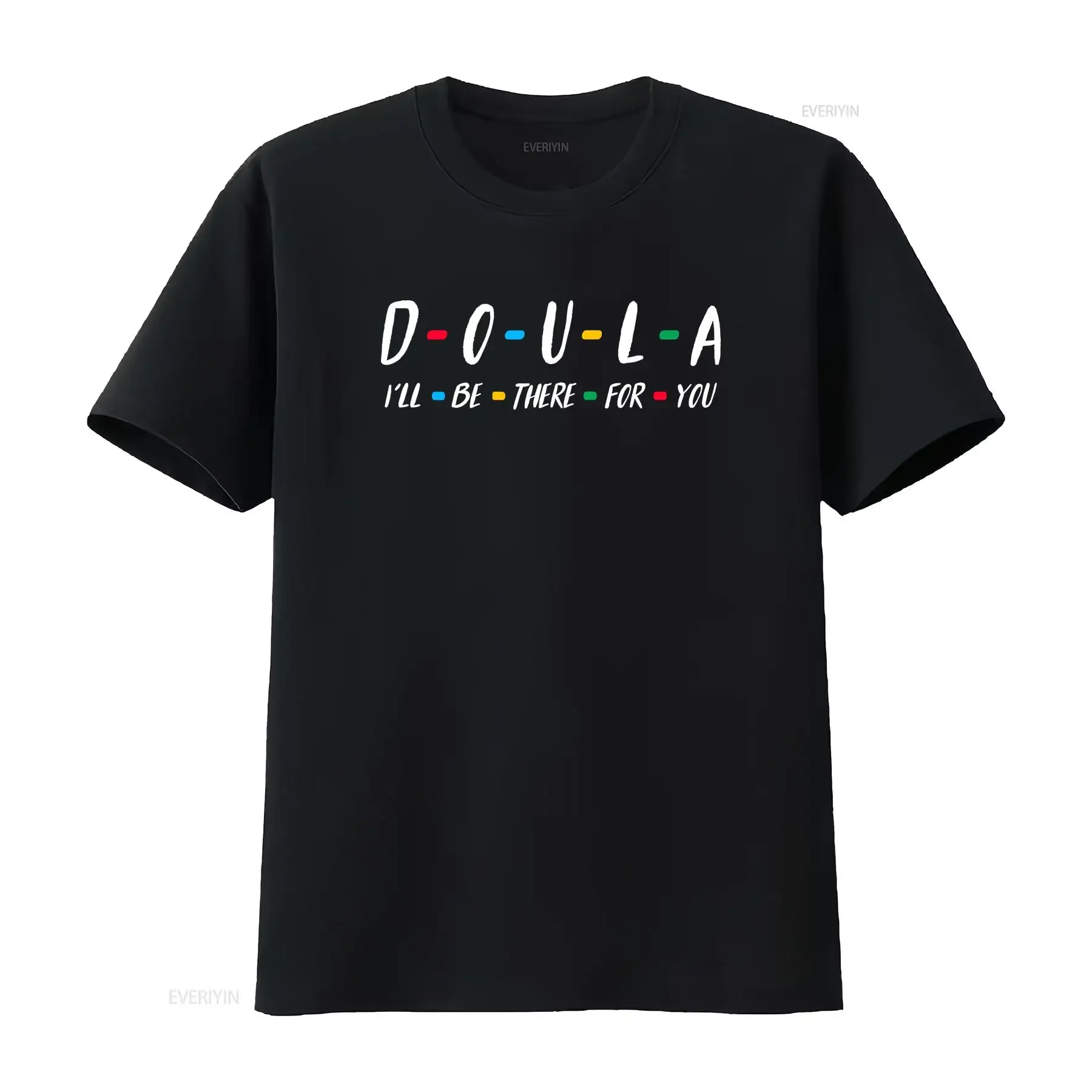 

Футболка Doula «Я был тобой», подарок, винтажный стираный топ для повседневной носки, модная универсальная уличная одежда, стильная дышащая одежда