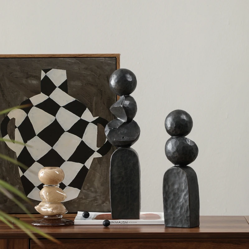 

Modern Home Resin Crafts Art Sculpture Interior Tables and Cabinets Decorative Objects Resin Statues