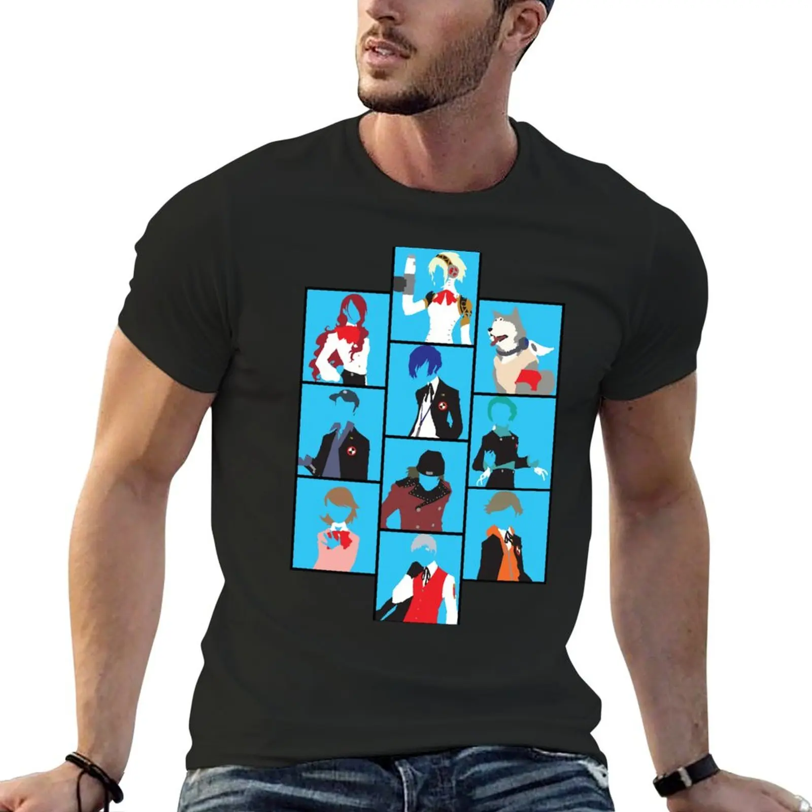 Perusona 3 t-shirt anime tshirt vintage t-shirt camicetta t-shirt per uomo