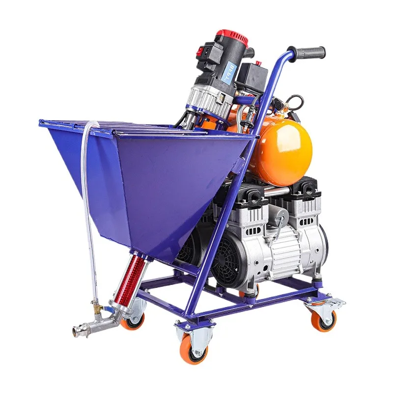 Light and thin fireproof coating grouting machine High power intelligent shotcrete machine