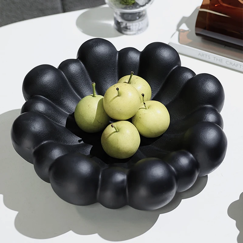 Cloud Fruit Figurines Modern Minimalism Miniatures Resin Art Tray Living Room Storage Organizer Ornaments Home Decoration Craft