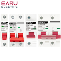 1P 2P DC MCB 12V 24V 48V Circuit Breaker Battery Car Protector DZ47 DC Positive Negative Pole Rotection  Protect Switch Isolator