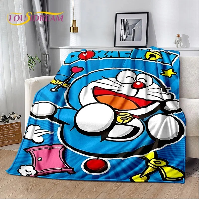 Cartoon Dream D-Doramon Soft Plush Blanket,Flannel Blanket Throw Blanket for Living Room Bedroom Bed Sofa Picnic Cover Kid Gift