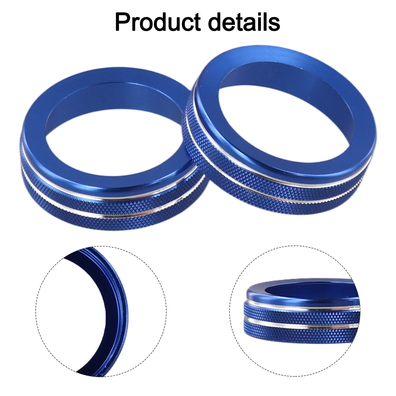 Interior Protection Covers Volume Knob Trim Non-Intrusive Installation Scratch Resistant Design Protection Orange