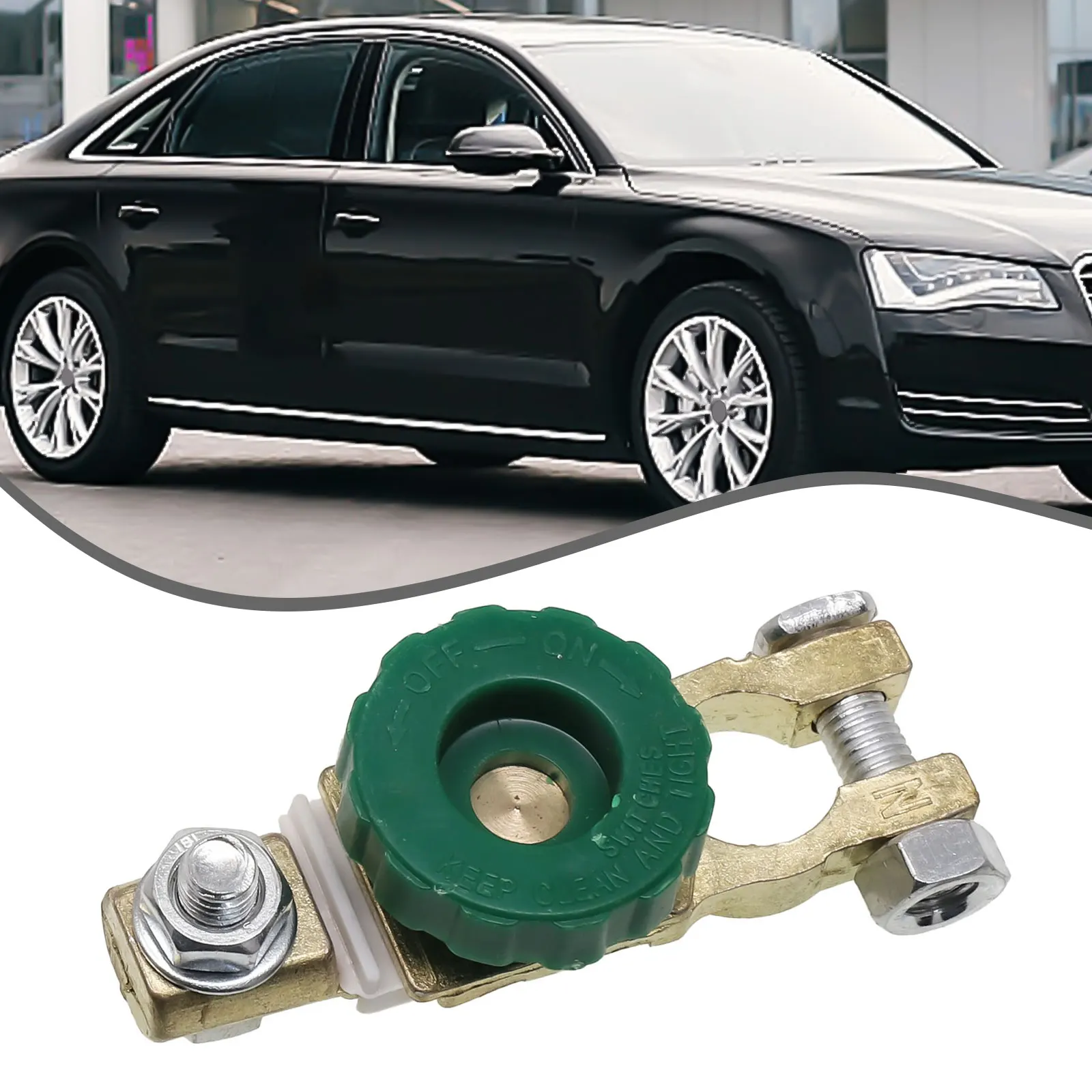 

Battery Terminal Switch 8.7*3.6*3.3cm Battery Isolator Switch Quick Cut-off Versatile Application Superior Material