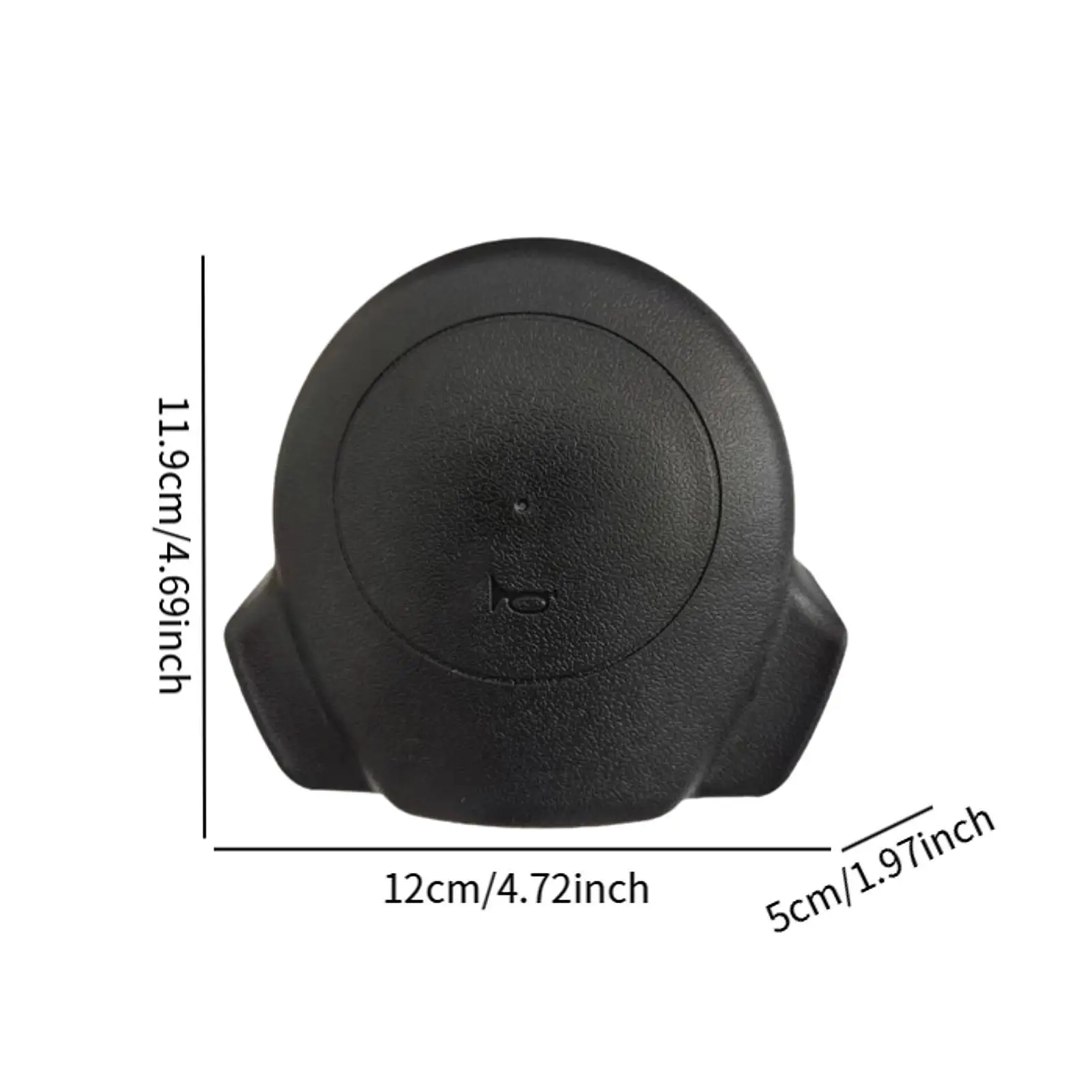 Durable Black Horn Button Cover Steering Wheel Modification Accessory for Toyota Forklift 8FB15 8FD10-30