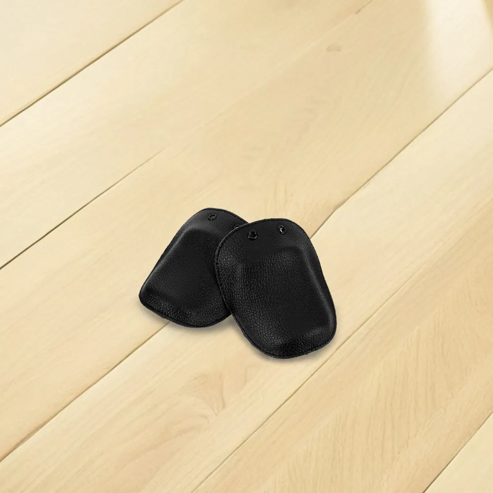 4Pcs Heavy-Duty Black Cowhide Metatarsal Safety Toe Protectors – Heat Resistant, Anti-Smash Work Foot Protection