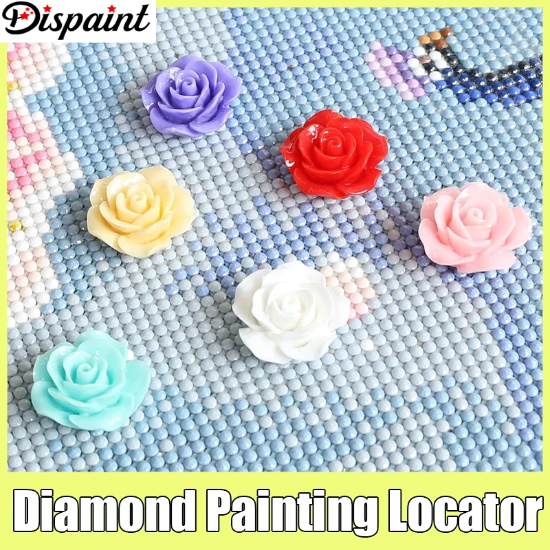 

Dispaint 1 шт. случайный цвет 5D алмазная живопись розы локатор магнитный держатель аксессуары чехол DIY художественный фиксатор для вышивки
