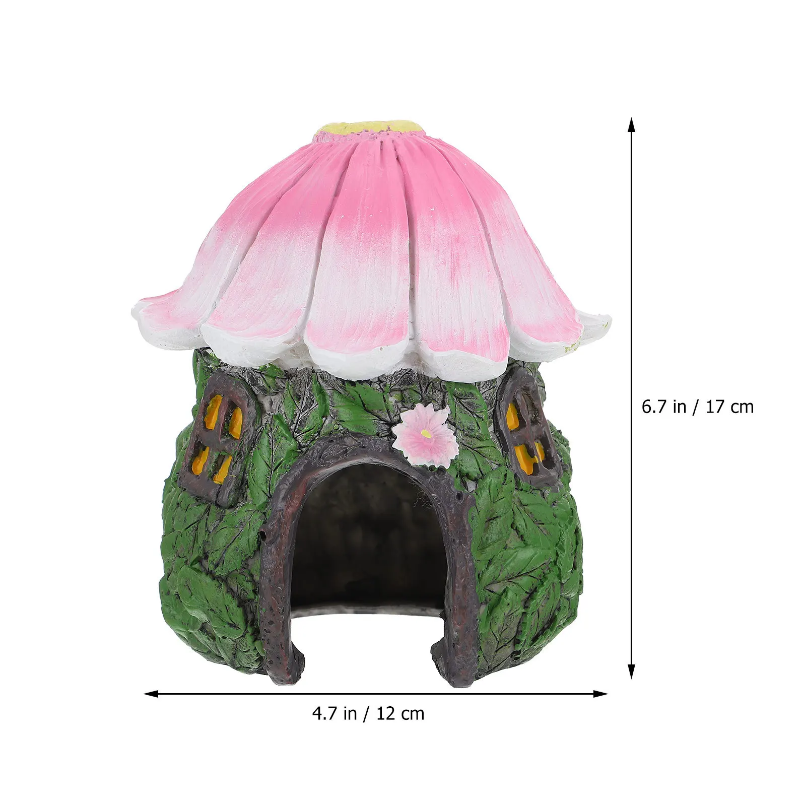 

Fish Tank Ornament Resin Flower Hideout Reptile Box Decoration Shrimp Hiding Aquarium Decor Reptile Box Decor Fish Tank Hideouts