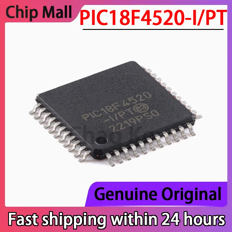

1 шт. оригинальный PIC18F4520-I/PT TQFP-44 44-контактный чип флэш-микроконтроллера