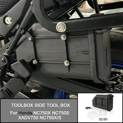 Per Honda NC750X NC750S XADV750 NC750X/S Kit di pronto soccorso/avviamento Cassetta degli attrezzi Deposito Moto Cassetta degli attrezzi impermeabile Cassetta degli attrezzi laterale