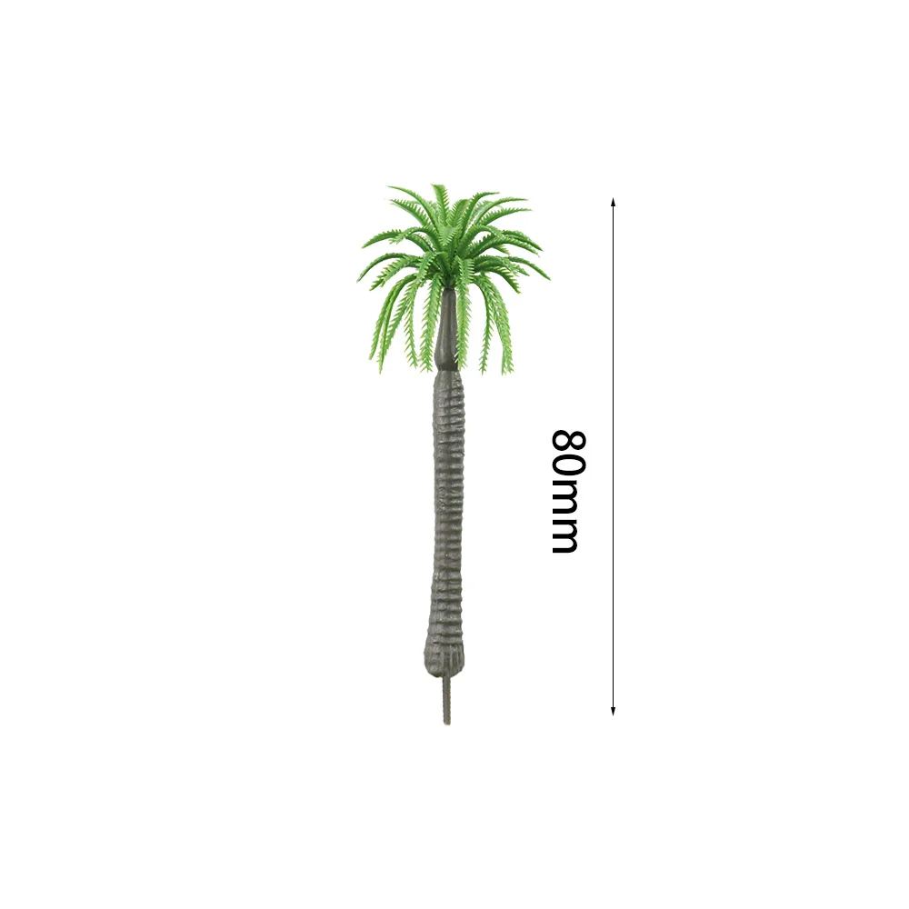 Mini-Palmenmodell, Simulierte Kokospalme für Strandlandschaften, DIY-Sandtisch-Mikrolandschaft, Diorama, 10 Stück – Detail 5