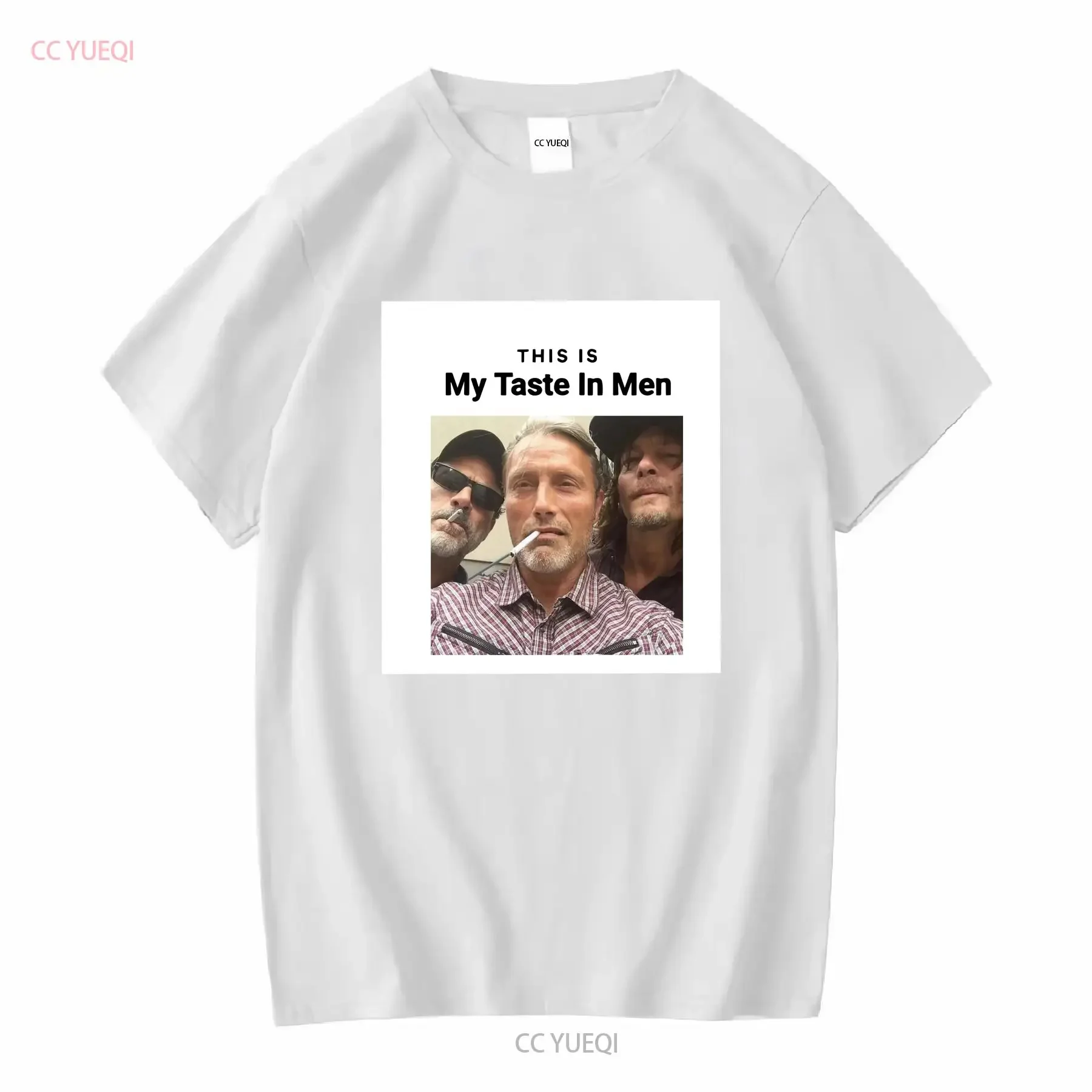 Lana del rey shirt Jeffrey Dean Morgan Norman Reedus Mads Mikkelsen tee The Walking Dead y2k aesthetic vintage Washed Stylish