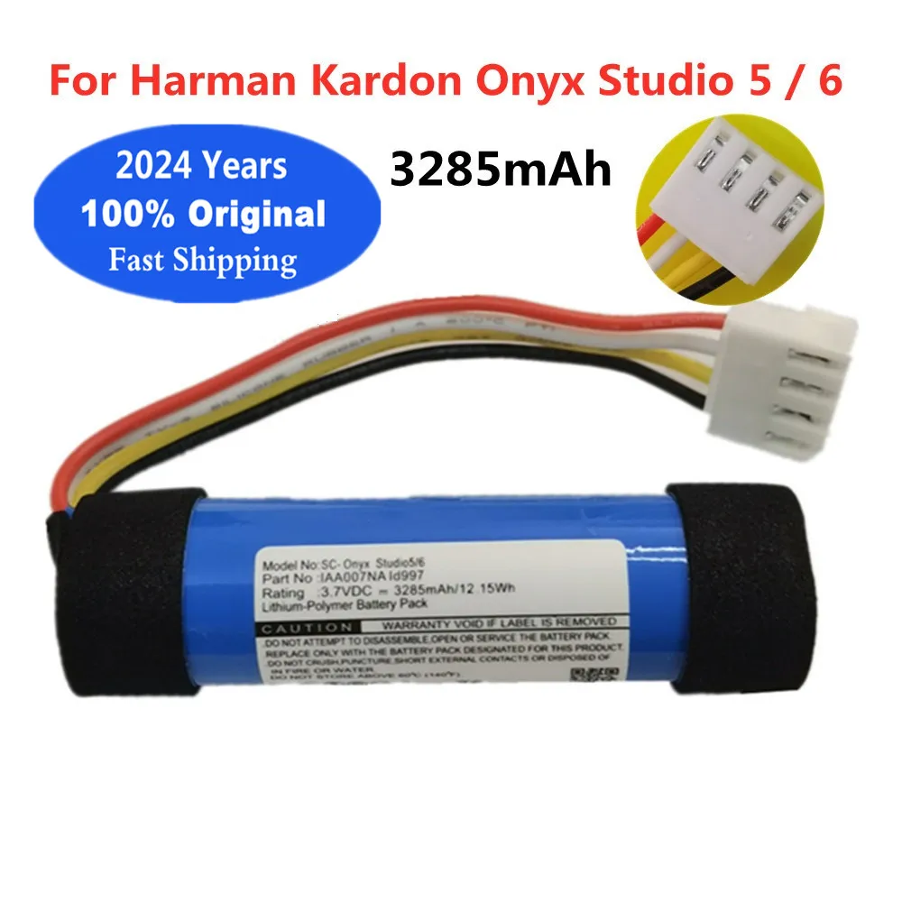 

3285mAh 100% Original Battery For Harman Kardon Onyx Studio 5 6 Studio6 Wireless Bluetooth Speaker Batteries Battery Bateria