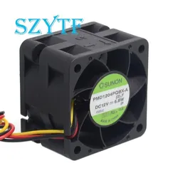 For Sunon PMD1204PQBX-A 4CM 40MM 4028 12V 6.8W High- Speed Server Cooling Fan 40*40*28MM
