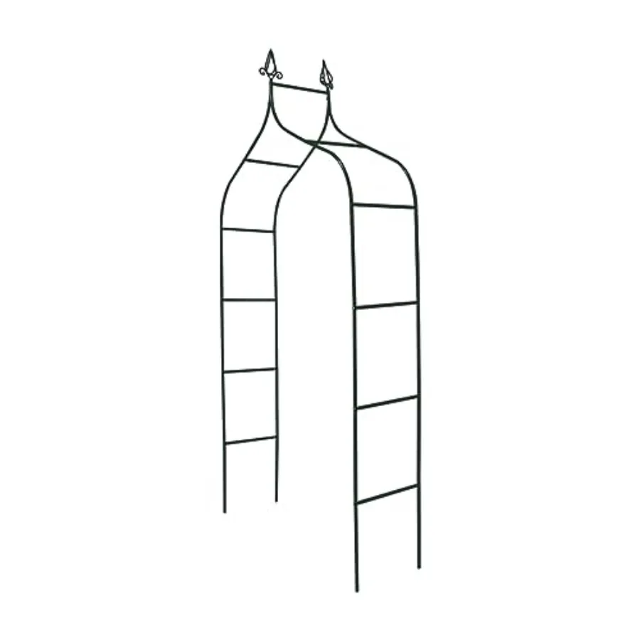 

Garden Arch Trellis 8.4 Feet High x 4.6 Feet Wide, Iron Arbor, Courtyard Arbor Trellis for Various Climbing Plants Rose, Outdoo