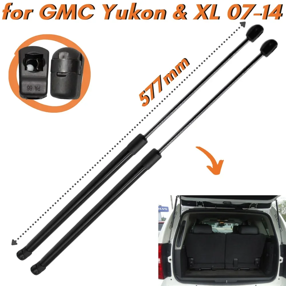 

Qty(2) Trunk Struts for GMC Yukon&XL for Chevrolet Suburban SUV 2007-2014 Lift Supports Gas Spring Tailgate Boot Shock Absorber