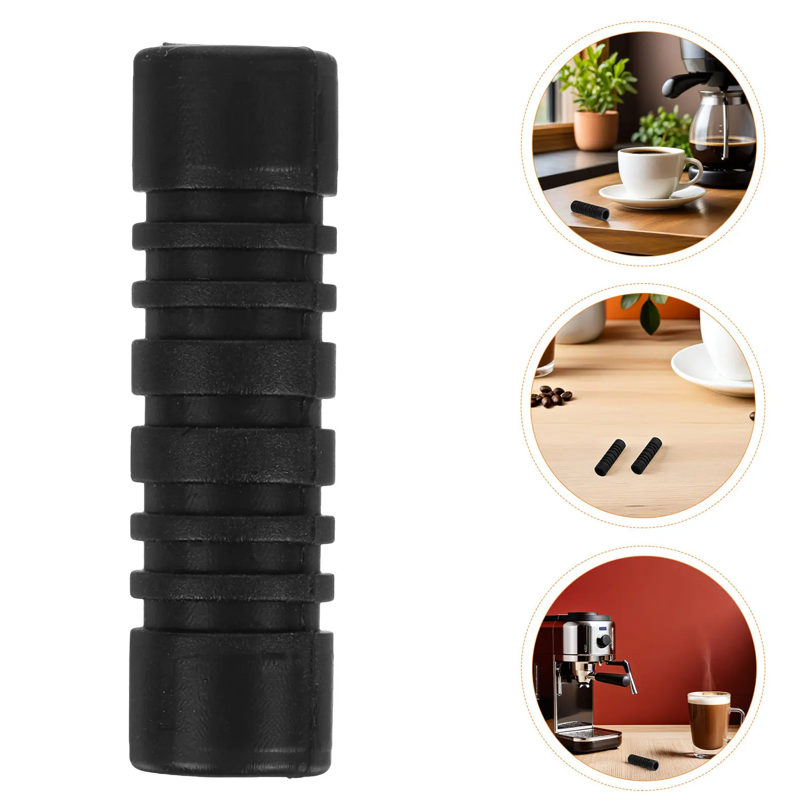

2Pcs Heat Resistant Rubber Sleeve for Espresso Machine Steam Wand 9.5mm Protective Insulation Cover Coffee Maker Steam Pipe