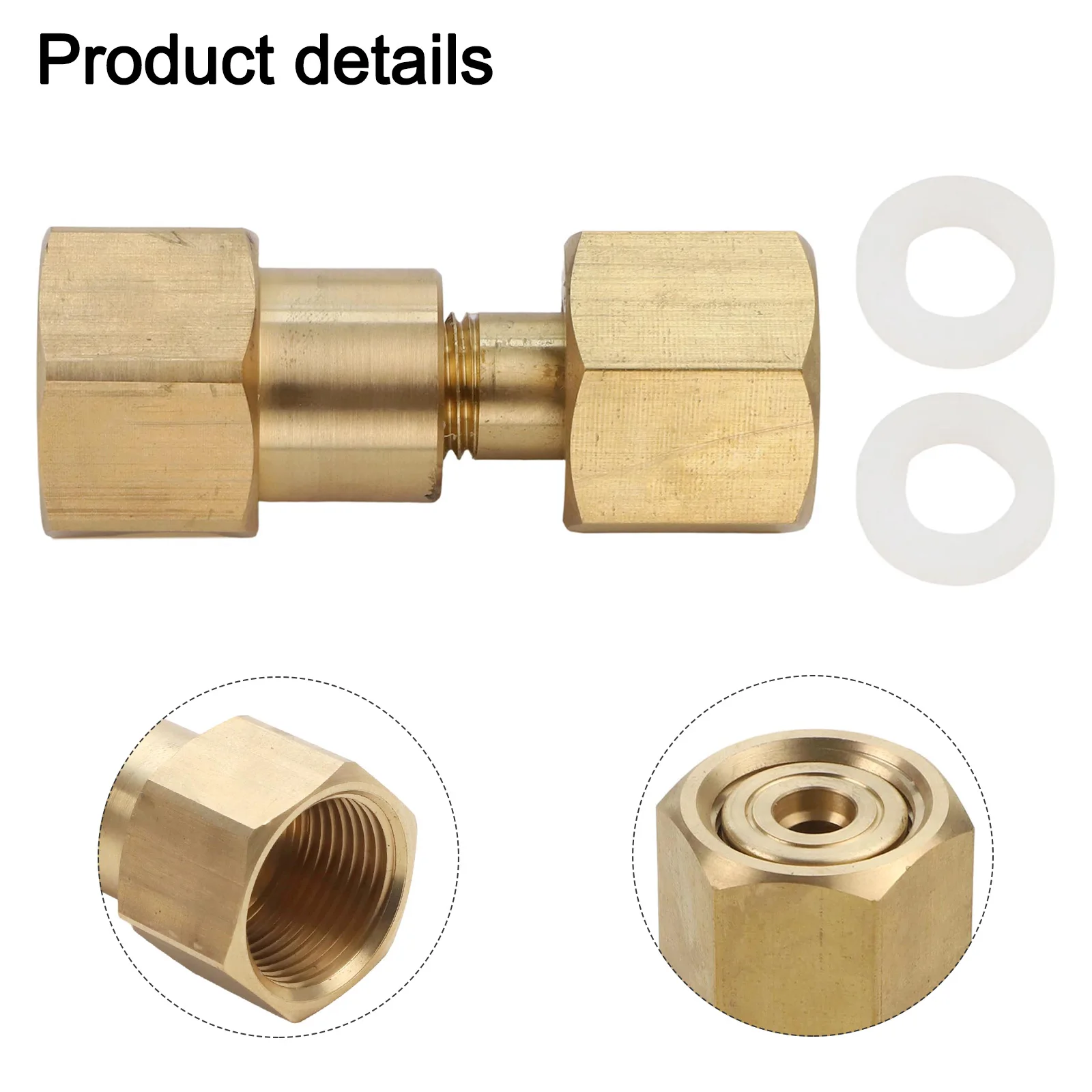 1pc CGA-320 A CGA-580 Adattatore Cilindro W/Guarnizione Per Serbatoio Diidride Carbonio Al Regolatore di Argon Per Accessori di Saldatura TIG/MIG