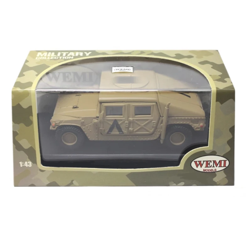 SunStar Hummer-Prototyp im Maßstab 1:43 1979, Militärpanzermodell aus statischer Legierung, Simulation, fertiges Produkt, Hobby-Sammlung