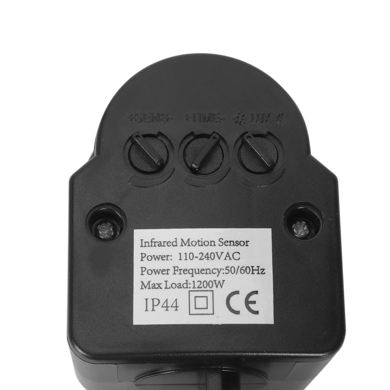 Interruptor de Sensor de movimiento Pir para exteriores, lámpara de luz de pared, Detector de 180 grados, interruptor Led, Ac110v-240V