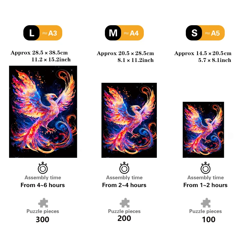 Quebra-cabeça de madeira de pássaro colorido para amantes de quebra-cabeça, brinquedos exclusivos para aliviar o estresse, presente de aniversário de natal, decoração de casa, jogo familiar