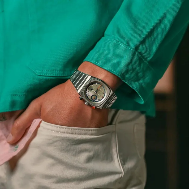 CILOA ساعة رياضية مربعة خضراء للرجال ماركة أصلية 2025 موضة جديدة عالية الجودة خفيفة فاخرة هدية ساعة كوارتز